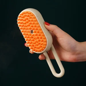 Steamy Cat Brush 3 In 1 Electric Anti-splashing Cat Brush With Steam Spray For Massage Pet Grooming Comb Hair Removal Combs New